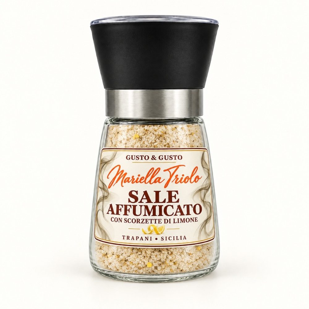Macinino Sale Affumicato e Scorzette di Limone